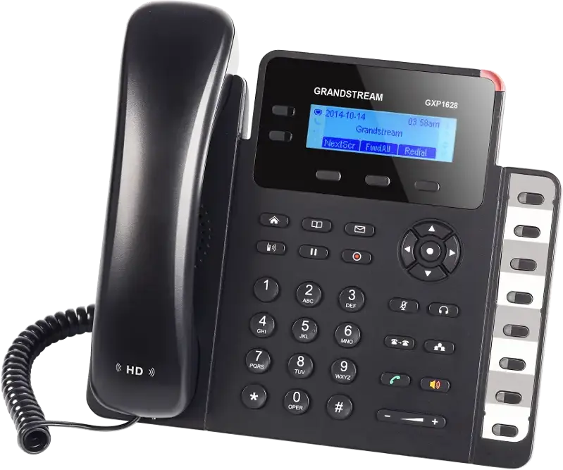 Telefon IP Grandstream GXP1628, Negru