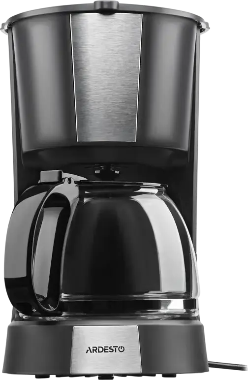 Ardesto FCM-D2100 Drip Coffee Maker, 900W, 1.2L Capacity, 12 Cups, Ground Coffee, Anti-Drip System, Removable Reusable Filter, Black