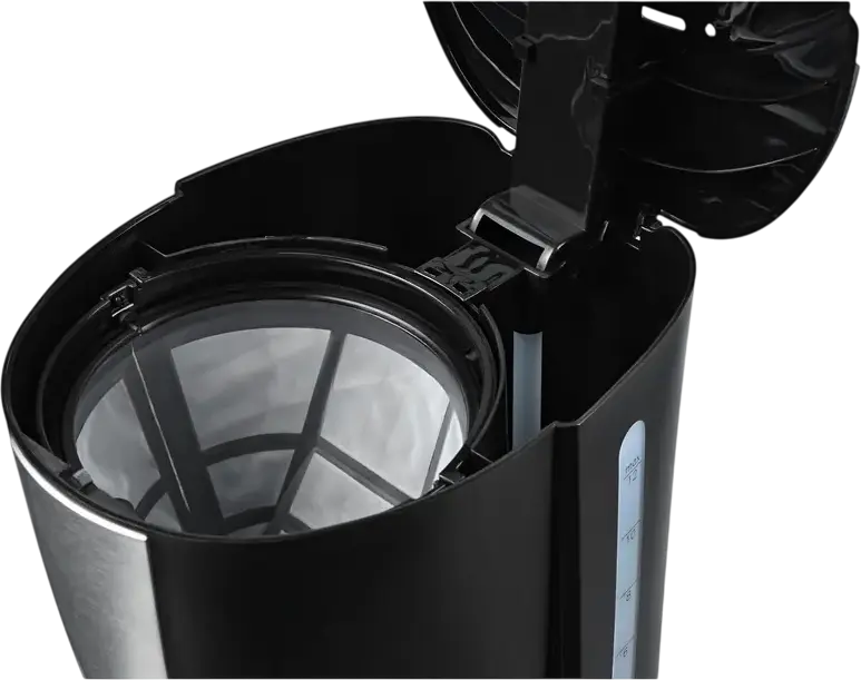Ardesto FCM-D2100 Drip Coffee Maker, 900W, 1.2L Capacity, 12 Cups, Ground Coffee, Anti-Drip System, Removable Reusable Filter, Black