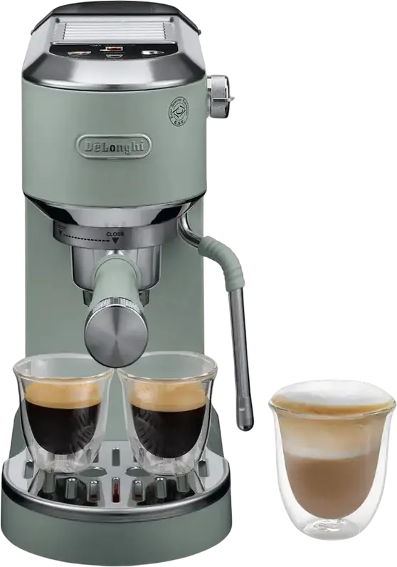 Cafetiera manuala DeLonghi EC890GR, 1450W, Verde