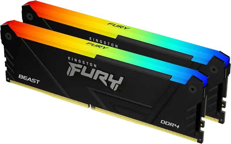 Memorie RAM Kingston FURY Beast RGB, DDR4 SDRAM, 3600 MHz, 32 GB, KF436C18BB2AK2/32