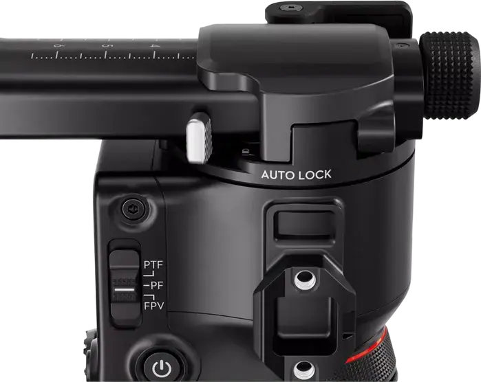 DJI RS 5 Combo 3-Axis Gimbal Stabilizer, 3.0 kg Payload, Automatic Axis Locks, Vertical Shooting, Aluminum, Black, with Intelligent Tracking Module