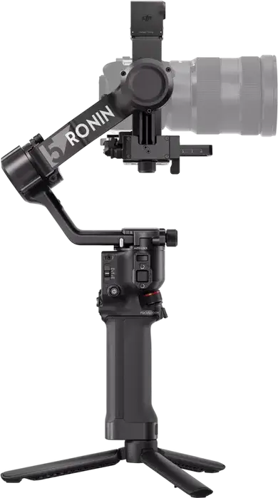 DJI RS 5 Combo 3-Axis Gimbal Stabilizer, 3.0 kg Payload, Automatic Axis Locks, Vertical Shooting, Aluminum, Black, with Intelligent Tracking Module