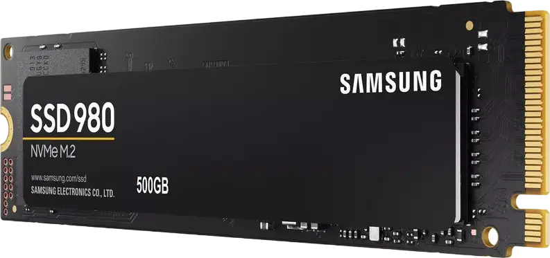 Samsung 980 NVMe PCIe 3.0 x4 M.2 2280 Internal SSD 500GB MZ-V8V500, 3D MLC, 3100MB/s Read, 2600MB/s Write, HMB Technology, AES 256-Bit Encryption