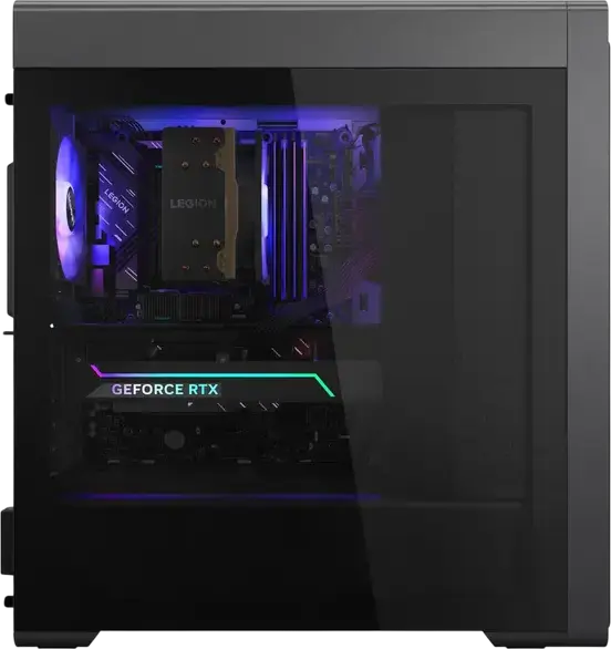 Lenovo Legion T7 34IAS10 Gaming Desktop Tower, Intel Core Ultra 9 285K, NVIDIA GeForce RTX 5080 16GB GDDR7, 32GB DDR5, 2TB SSD, 360mm AIO Liquid Cooling, Wi-Fi 7, Storm Grey