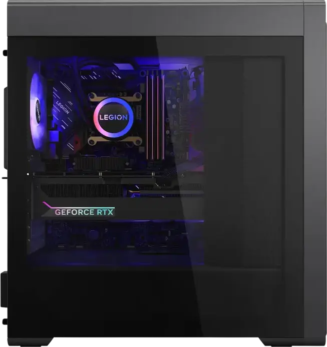 Lenovo Legion T7 34IAS10 Gaming Desktop Tower, Intel Core Ultra 9 285K, NVIDIA GeForce RTX 5080 16GB GDDR7, 32GB DDR5, 2TB SSD, 360mm AIO Liquid Cooling, Wi-Fi 7, Storm Grey