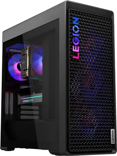 Lenovo Legion T7 34IAS10 Gaming Desktop Tower, Intel Core Ultra 9 285K, NVIDIA GeForce RTX 5080 16GB GDDR7, 32GB DDR5, 2TB SSD, 360mm AIO Liquid Cooling, Wi-Fi 7, Storm Grey