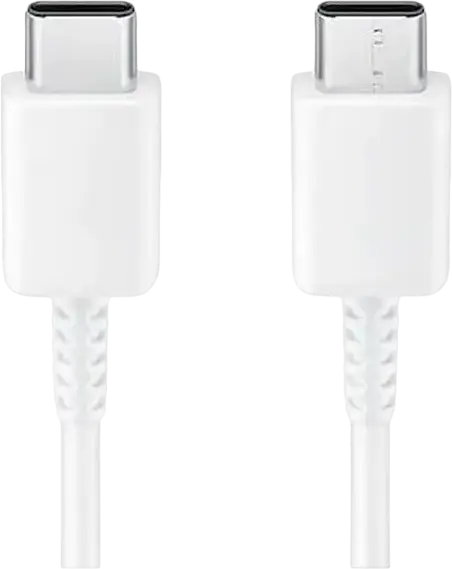Кабель Samsung EP-DA705 USB Type-C - Type-C, быстрая зарядка Power Delivery 60Вт и синхронизация данных, 1 метр, Белый
