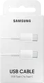 Кабель Samsung EP-DA705 USB Type-C - Type-C, быстрая зарядка Power Delivery 60Вт и синхронизация данных, 1 метр, Белый