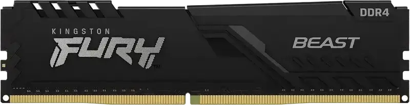 Kingston FURY Beast DDR5 32GB Kit (2x16GB) 3200MHz CL16 RAM KF560C36BBE2K2-32, Intel XMP 3.0, AMD EXPO, Low-Profile Aluminum Heat Spreader, Black