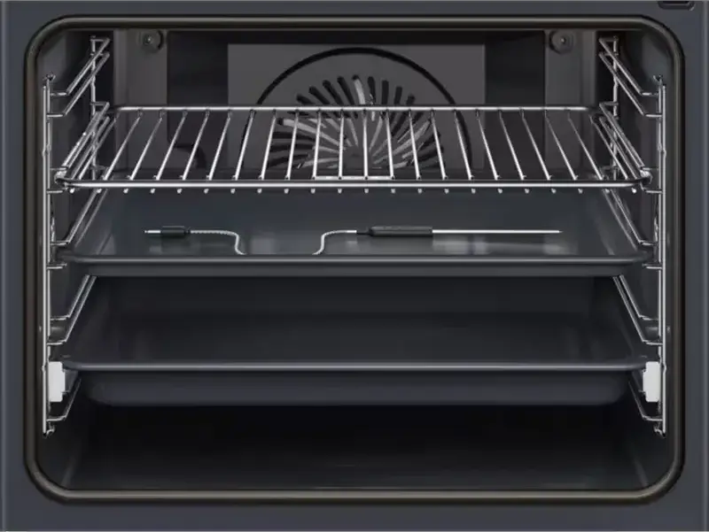 Встраиваемый электрический духовой шкаф AEG TA5PB531AB 5000 SurroundCook, 71 л, пиролитическая очистка, SteamBake, WiFi, класс A+, черный, с термощупом