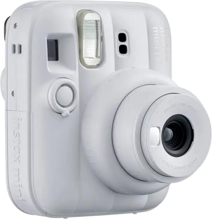 Fujifilm Instax Mini 13 Instant Camera, Automatic Exposure, Built-in Flash, Close-Up Mode, Clay White