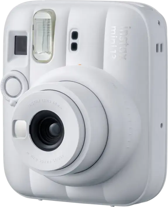 Fujifilm Instax Mini 13 Instant Camera, Automatic Exposure, Built-in Flash, Close-Up Mode, Clay White