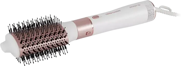 Polaris PHSB1214Mi Infra Fusion Hair Dryer Brush, 1200W, DuoCeramic Coating, Ionization, 3 Temperature Settings, 5 Attachments, 3m Cord