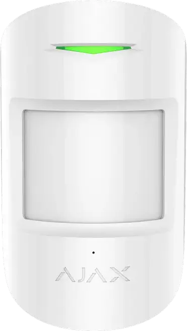 detector de miscare și spargere sticlă Ajax CombiProtect, Alb