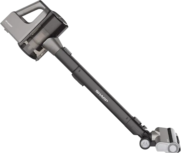 Aspirator Vertical fara fir Sharp SAVP4251GS, Motor Inverter 300W, Putere Suctie 33.9kPa, Rezervor 0.75L, Filtru EPA E12, Autonomie 65 min, Lumina LED