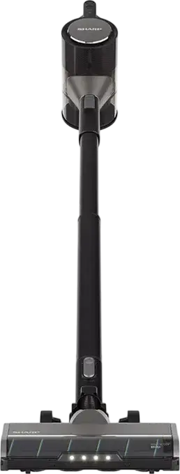Aspirator Vertical fara fir Sharp SAVP4251GS, Motor Inverter 300W, Putere Suctie 33.9kPa, Rezervor 0.75L, Filtru EPA E12, Autonomie 65 min, Lumina LED