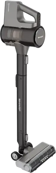 Aspirator Vertical fara fir Sharp SAVP4251GS, Motor Inverter 300W, Putere Suctie 33.9kPa, Rezervor 0.75L, Filtru EPA E12, Autonomie 65 min, Lumina LED
