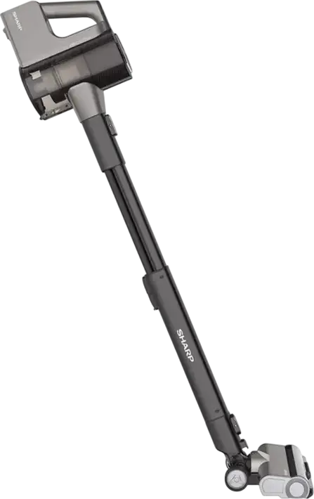 Aspirator Vertical fara fir Sharp SAVP4251GS, Motor Inverter 300W, Putere Suctie 33.9kPa, Rezervor 0.75L, Filtru EPA E12, Autonomie 65 min, Lumina LED