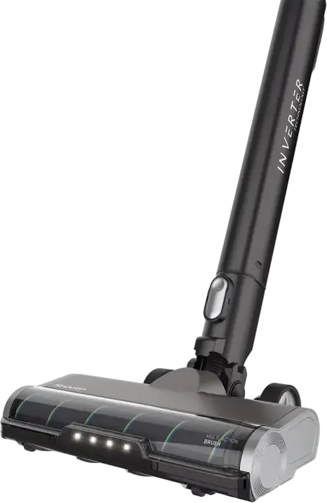 Aspirator Vertical fara fir Sharp SAVP4251GS, Motor Inverter 300W, Putere Suctie 33.9kPa, Rezervor 0.75L, Filtru EPA E12, Autonomie 65 min, Lumina LED