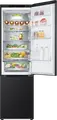 Frigider Combinat LG GBV7280BEV, No Frost, DoorCooling+, Smart Inverter Compressor, Capacitate 387L, Clasa Energetică B, Negru, 59.5x203x67.5 cm