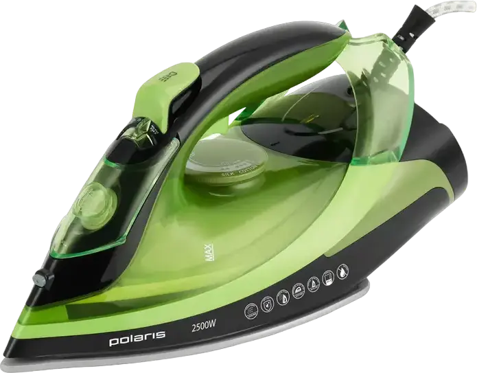 Fier de calcat cu abur Polaris PIR 2550AK, 2500W, Talpa Pro's Ceramic, Rezervor 300ml, Abur Continuu 50g/min, Boost 150g/min, Anti-Picurare, Anti-Calcar