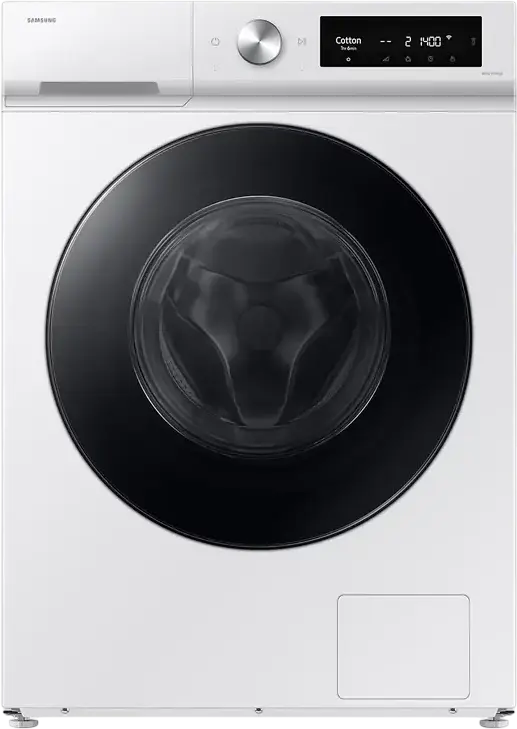 Samsung Bespoke AI Washer-Dryer Combo WD11DB7B85GWU4, 11kg Wash/6kg Dry, Digital Inverter, AI Ecobubble, Steam, Auto Dispense, Wi-Fi, White/Black
