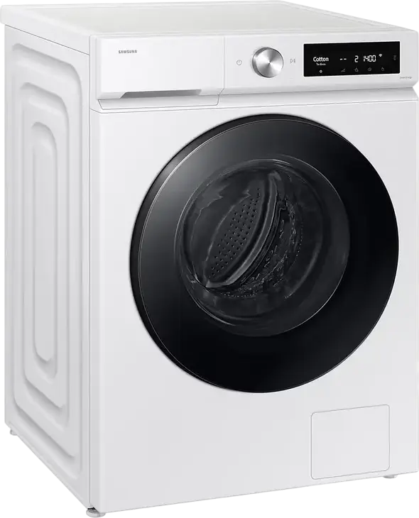Samsung Bespoke AI Washer-Dryer Combo WD11DB7B85GWU4, 11kg Wash/6kg Dry, Digital Inverter, AI Ecobubble, Steam, Auto Dispense, Wi-Fi, White/Black