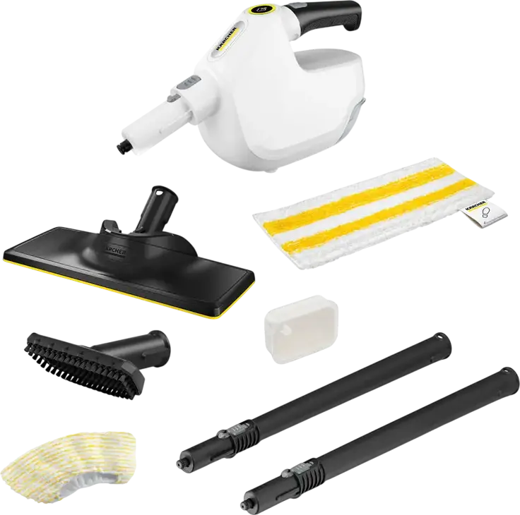 Aparat de curățat cu abur Karcher SC 1 Multi & UP 1.516-410.0, Alb