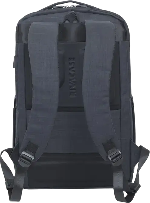 RivaCase Biscayne 8365 Laptop Backpack for 17.3" Laptops and 10.5" Tablets, Water-resistant Polyester, 25L, Gaming Accessory Section, Black