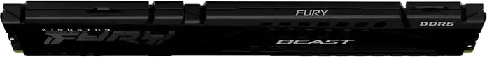 Memorie RAM Kingston FURY Beast DDR5 32GB Kit (2x16GB) 6400MHz CL32 KF560C36BBE2K2-32, Intel XMP 3.0, AMD EXPO, Radiator Aluminiu Low-Profile, Negru