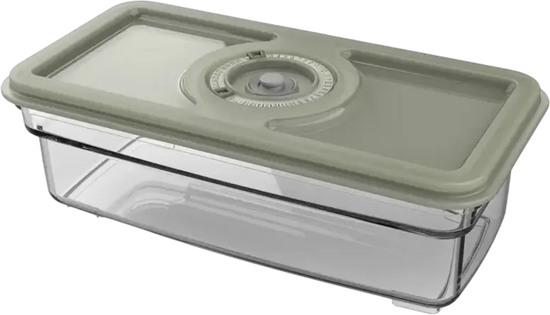 Containere pentru conservarea alimentelor sub vid Electrolux EVFB1, plastic fără BPA, etanșare ermetică cu indicator de dată, Verde