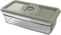 Containere pentru conservarea alimentelor sub vid Electrolux EVFB1, plastic fără BPA, etanșare ermetică cu indicator de dată, Verde