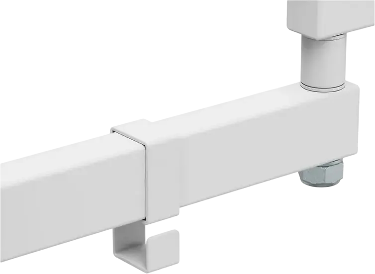 Кронштейн настенный KIVI Motion-223W с наклоном и поворотом для экранов 23-43 дюйма, белый, нагрузка до 30 кг, VESA 100x100 200x200, наклон +3/-10, поворот 90