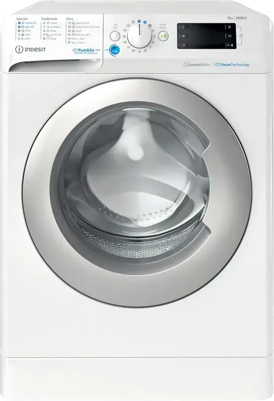 Mașină de spălat Indesit BWE 91496X WSV EE, 9kg, Alb