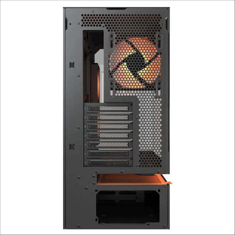 Cougar CFV 235 Midi-Tower Gaming Case, Black, Tempered Glass, ATX/Micro ATX/Mini ITX, Central Floating Ventilation, ARGB Fans, USB-C 3.2 Gen 2x2
