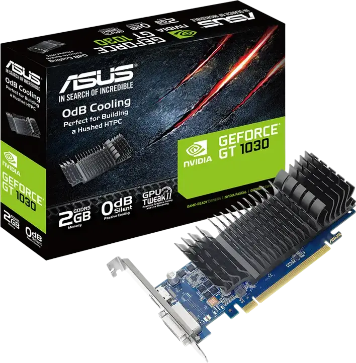 Placă Video ASUS GT1030-SL-2G-BRK,  2GB GDDR5 64bit
