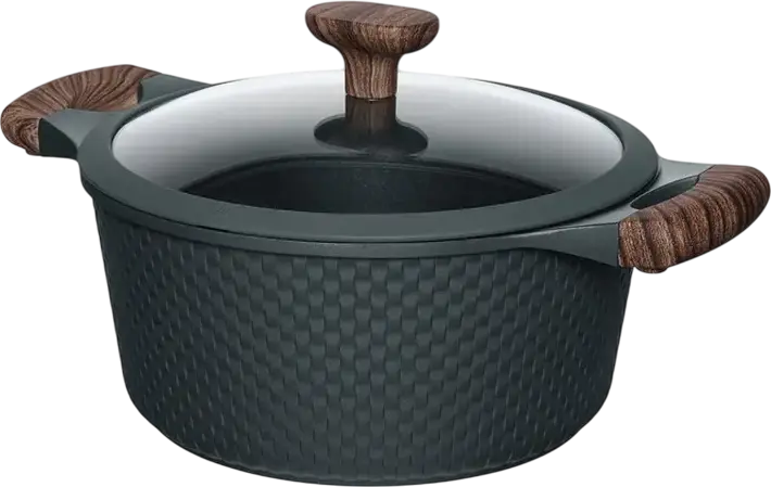 Cratiță RESTO 93903, 4,2L, 24cm, Negru