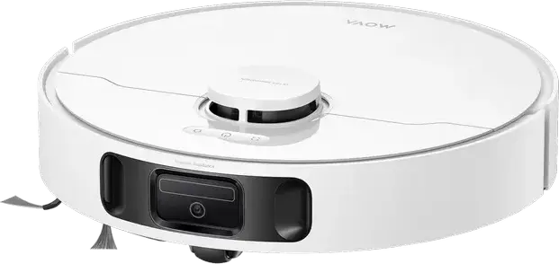 Mova E50 Pro Ultra Robot Vacuum and Mop, 30000 Pa Suction, LDS 360 Navigation, Hot Water Mop Washing, MaxiReach Edge Cleaning, HEPA Filter, White