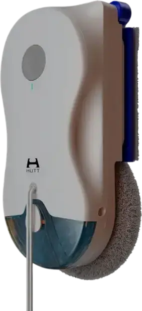Robot pentru curățarea ferestrelor HUTT 10, Putere de Aspirație 6500 Pa, Rezervor Apă 80ml, Planificare Inteligentă a Traseului, Pulverizare Smart, Alb