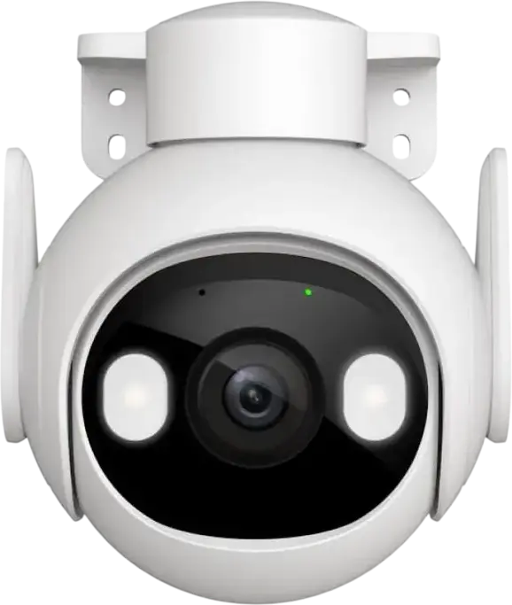 IMOU Cruiser 2 5MP Outdoor Security Camera, 2880x1620 Resolution, Pan/Tilt, IP66 Weatherproof, Night Vision 30m, Two-Way Audio, Human & Vehicle Detection, White