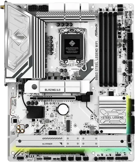 Placă de bază ASRock B860 STEEL LEGEND WIFI, LGA1851, Intel B860, ATX