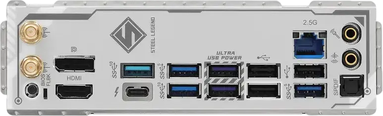 Placa de baza ASRock B860 Steel Legend WiFi ATX LGA1851 Intel B860 DDR5 8666+MHz PCIe 5.0 Blazing M.2 Thunderbolt 4 Wi-Fi 6E Bluetooth 5.3