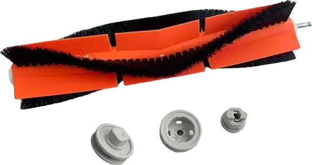 Main Roller Brush Replacement for Roborock 1C, Roborock 1T and Dreame F9 Robot Vacuum Cleaners, Plastic with Synthetic Bristles