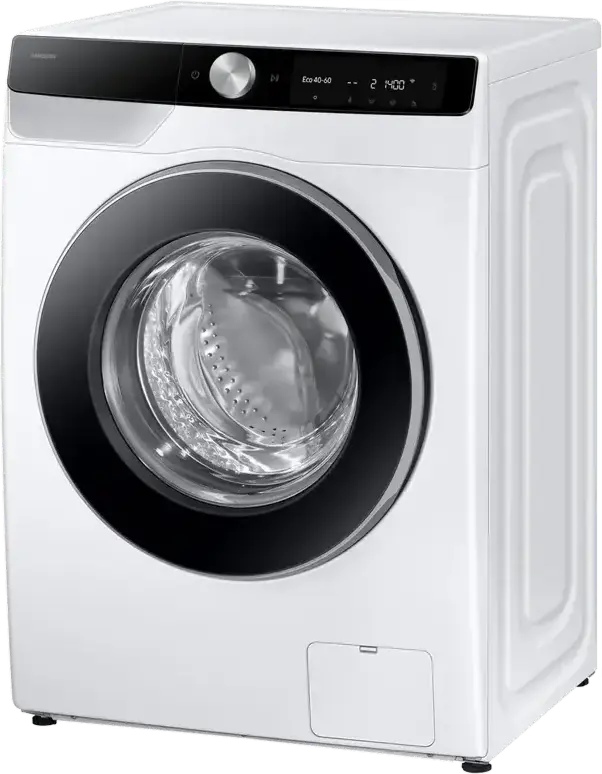 Masina de spalat rufe cu incarcare frontala Samsung WW90DG6G94LKUA Seria 6000, 9kg, Clasa Energetica A, 1400 rpm, AI Ecobubble, Auto Dispense, Hygiene Steam, Alb/Negru