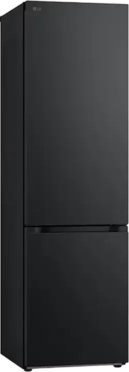 LG GBV7280DEV Freestanding Combi Refrigerator, No Frost, 387L Net Volume, Bottom Freezer, Smart Inverter Compressor, DoorCooling+, Black, 203x59.5x68.2 cm