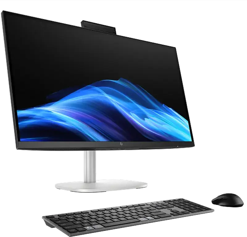 HP EliteStudio 8 All-in-One G1i PC 27" WQHD IPS, Intel Core Ultra 7 265, 24GB DDR5, 512GB SSD, Thunderbolt 4, Wi-Fi 802.11be, Aluminiu Argintiu