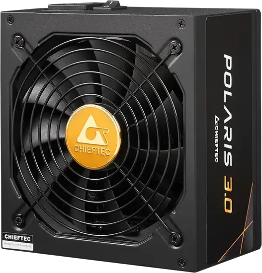Sursă Alimentare Chieftec Polaris 3.0 PPS-1050FC-A3 1050W, ATX 3.1 PCIe Gen 5 12VHPWR, 80 PLUS Gold, Fully Modular, Condensatori Japonezi, Negru