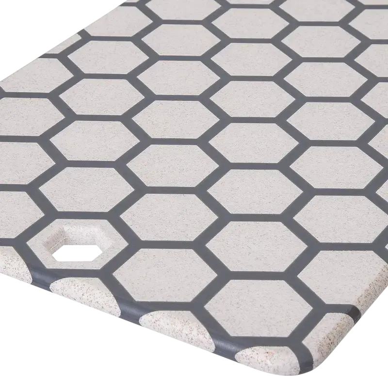 RESTO 95401 SHAM Plastic Cutting Board, Beige, Knife-Friendly Surface, Dishwasher Safe, 20 x 13.8 x 0.8 cm