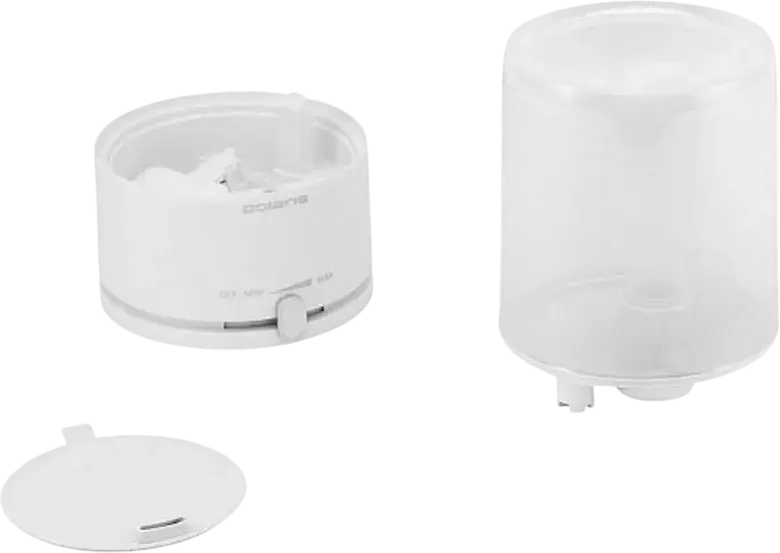 Umidificator de aer ultrasonic Polaris PUH 7605, rezervor apa 4.5L, consum 350 ml/h, acoperire 45 m2, control mecanic, plastic ABS alb